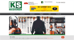 Desktop Screenshot of ksmaskiner.se